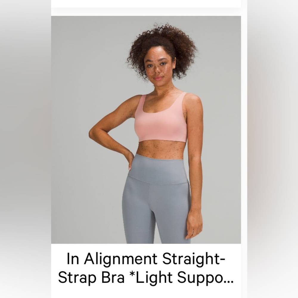 Lululemon In Alignment Straight Strap Bra
